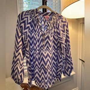 Lilly Pulitzer purple blouse size m